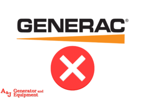Generac Error Code and A&J Logo