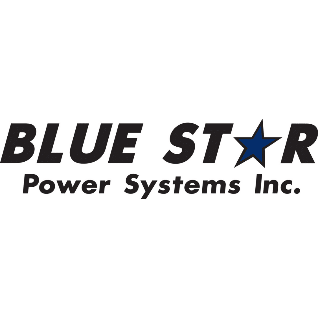 Blue Star Power Systems Logo - White